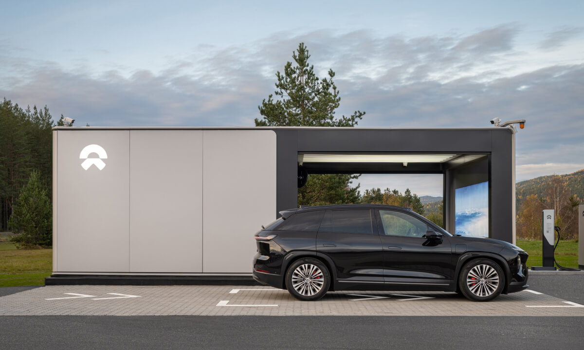 NIO Power Swap Station für Batterietausch in wenigen Minuten